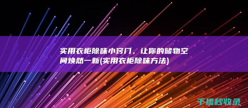 实用衣柜除味小窍门，让你的储物空间焕然一新 (实用衣柜除味方法)