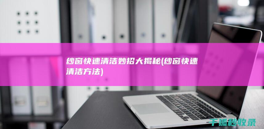 纱窗快速清洁妙招大揭秘 (纱窗快速清洁方法)